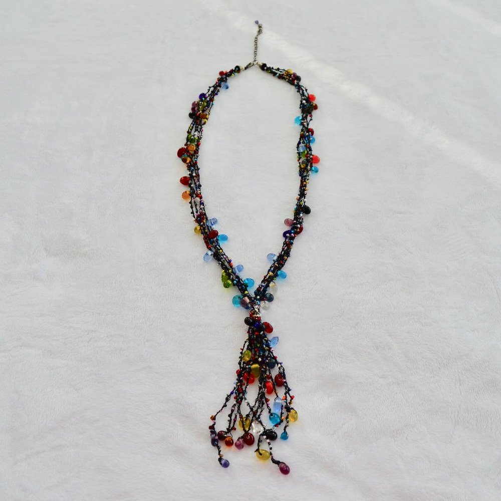 Multi-Colored Beaded Necklace
